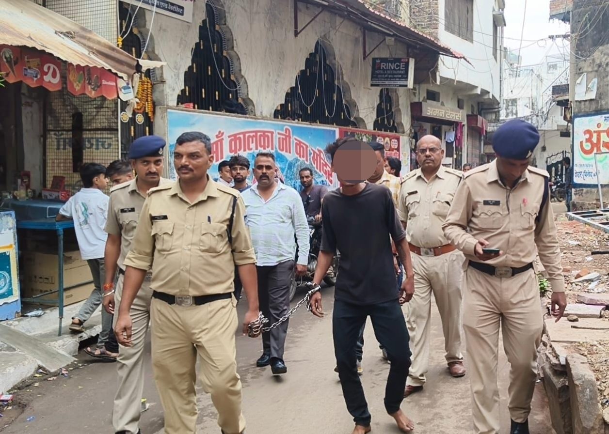कटनी में डेयरी संचालक पर जानलेवा हमले का आरोपी 24 घंटे के भीतर गिरफ्तार, लूटी गई सोने की चेन और हथियार बरामद