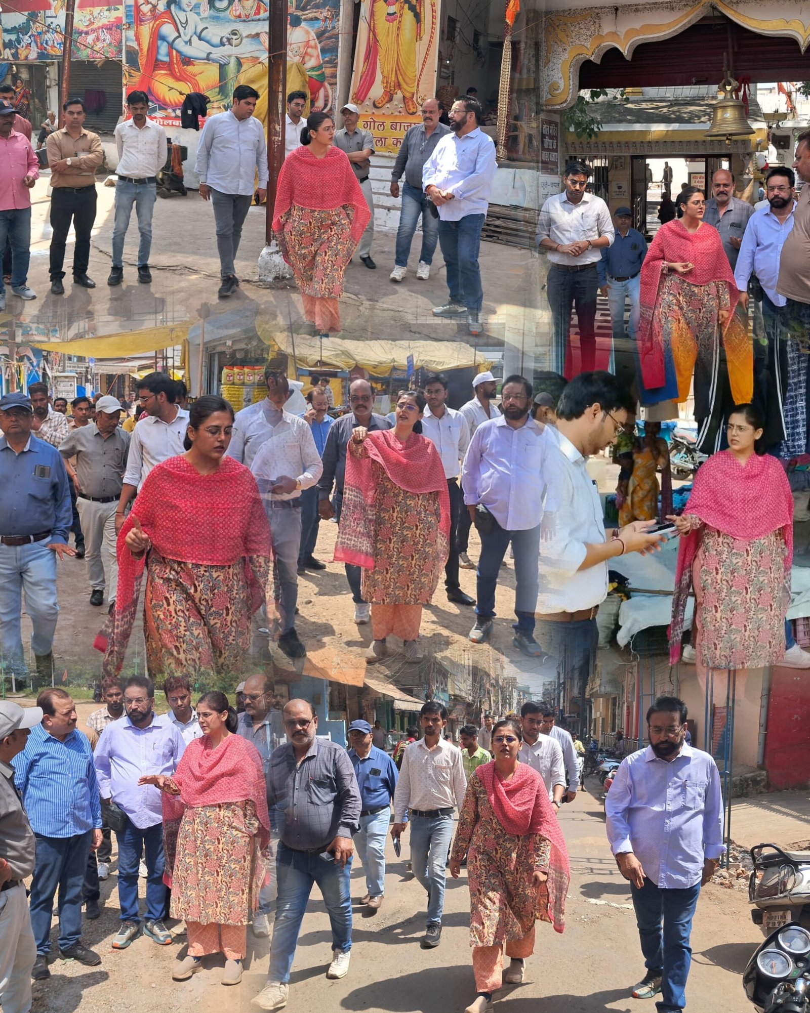 नवरात्री पर्व की तैयारियों को लेकर निगमायुक्त ने जालपा मंदिर, रामलीला मैदान, जुलूस मार्ग एवं गाटर घाट का किया निरीक्षण  श्रद्धालुओं की सुविधा सर्वोपरि, जुलूस मार्ग को गड्ढामुक्त करने सहित सभी व्यवस्थाएं समय-सीमा में पूर्ण करने के निर्देश