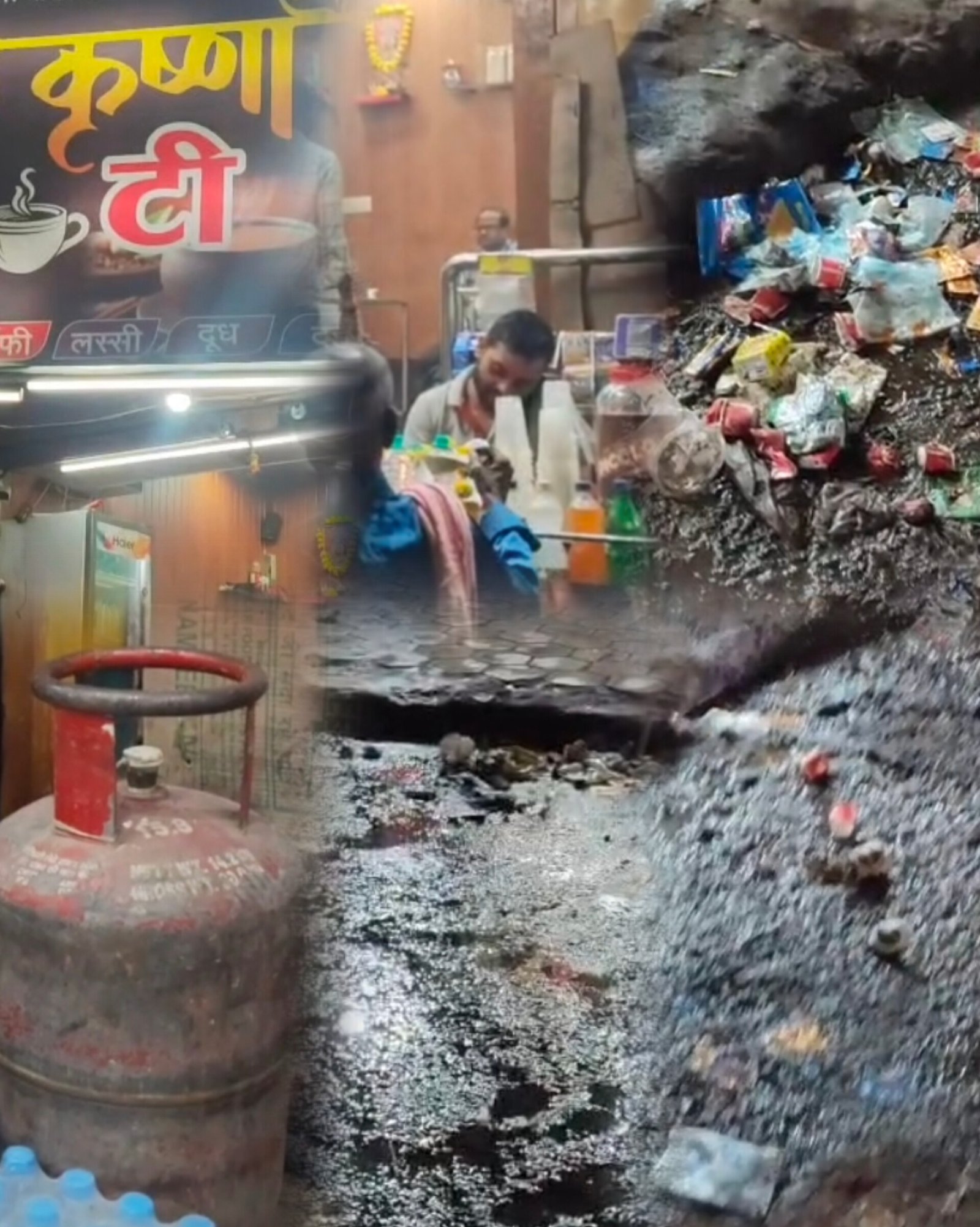 कटनी में कृष्णा टी स्टॉल पर सवालों की आंच! कोयले की अंगीठी, अतिक्रमण और गंदगी के आरोप